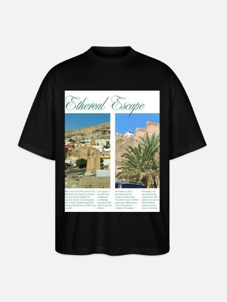 URBEX_PESCADERIA - Stanley/Stella Oversized Unisex Organic T-shirt Blaster 2.0 - black