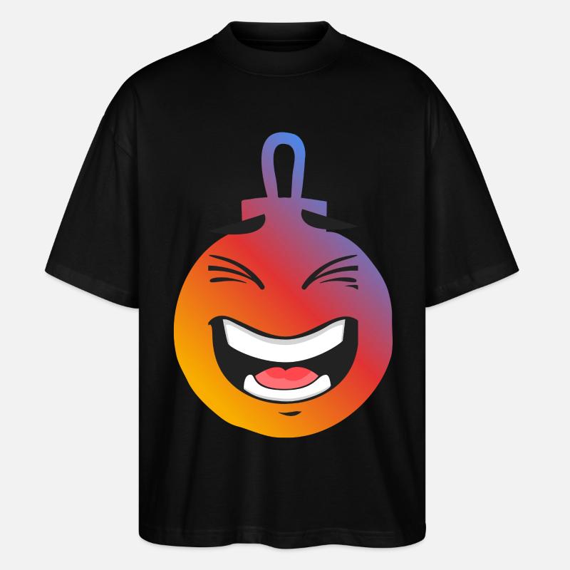 Boule de noel - T-shirt bio Blaster 2.0 coupe oversize Stanley/Stella Unisexe - noir