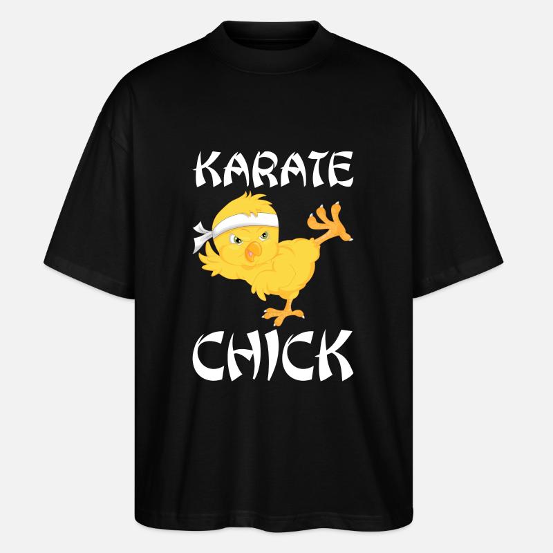 Karate Chick - Stanley/Stella Oversized Unisex Organic T-shirt Blaster 2.0 - black