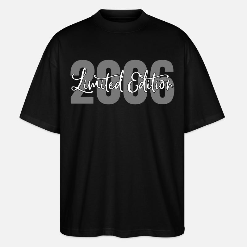 Edition limitée 2006 - T-shirt bio Blaster 2.0 coupe oversize Stanley/Stella Unisexe - noir