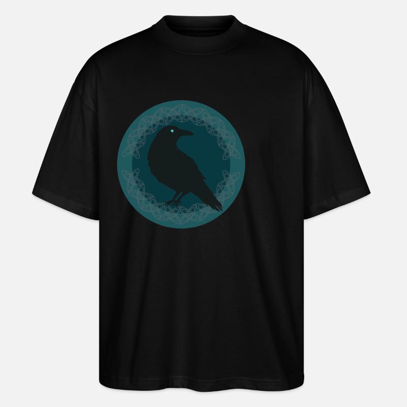 Rabe Keltisch - Stanley/Stella Oversized Unisex Bio T-Shirt Blaster 2.0 - Schwarz