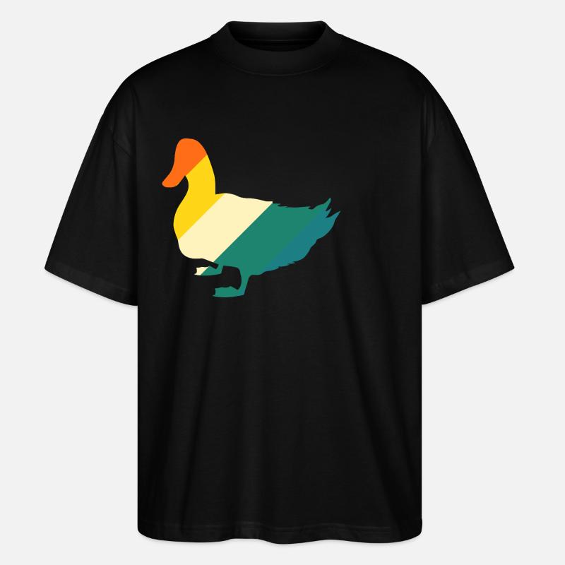 Enten - Stanley/Stella Oversized Unisex Bio T-Shirt Blaster 2.0 - Schwarz