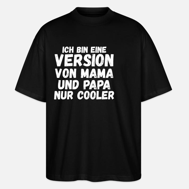 Son Sons Son - Stanley/Stella Oversized Unisex Organic T-shirt Blaster 2.0 - black