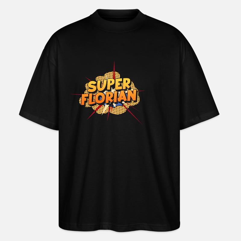 Florian - Stanley/Stella Oversized Unisex Bio T-Shirt Blaster 2.0 - Schwarz