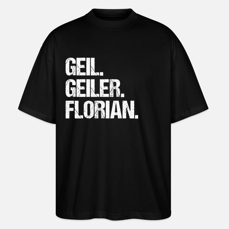 Florian - T-shirt bio Blaster 2.0 coupe oversize Stanley/Stella Unisexe - noir