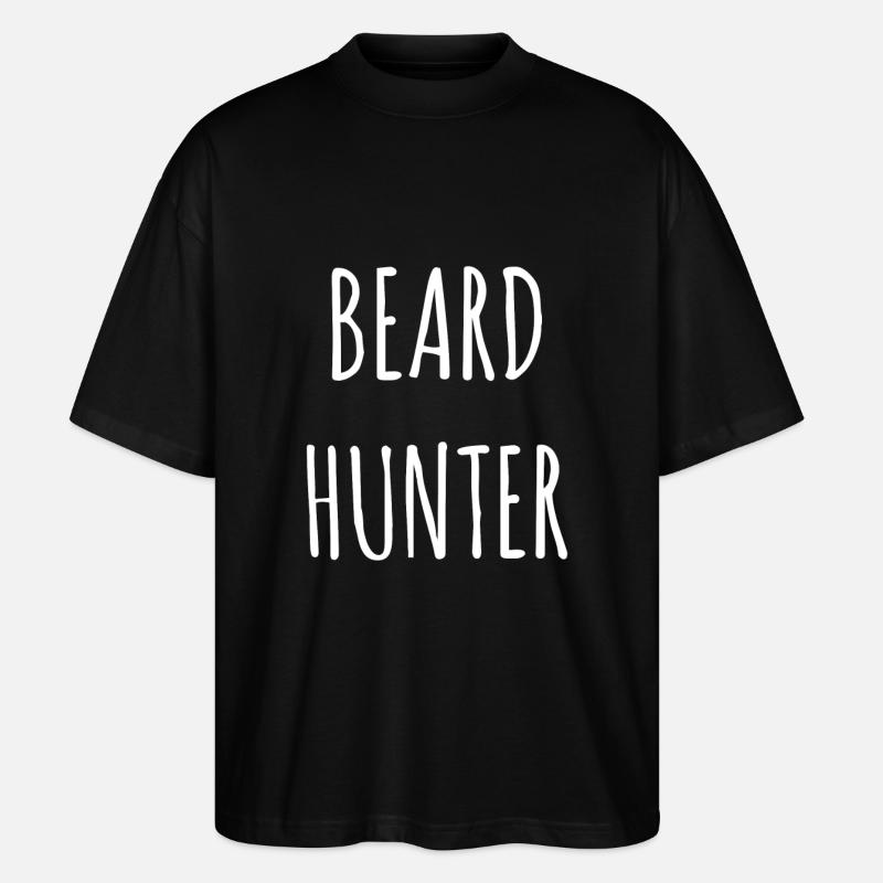Beard Hunter - Stanley/Stella Oversized Unisex Bio T-Shirt Blaster 2.0 - Schwarz