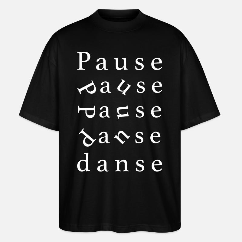 danse - T-shirt bio Blaster 2.0 coupe oversize Stanley/Stella Unisexe - noir