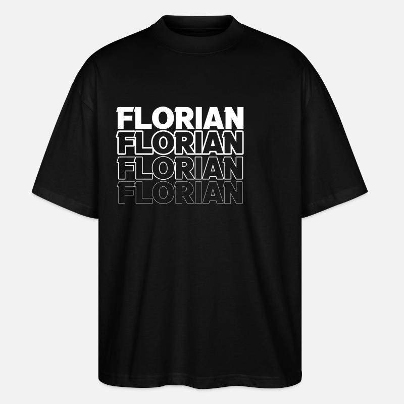 Florian - T-shirt bio Blaster 2.0 coupe oversize Stanley/Stella Unisexe - noir