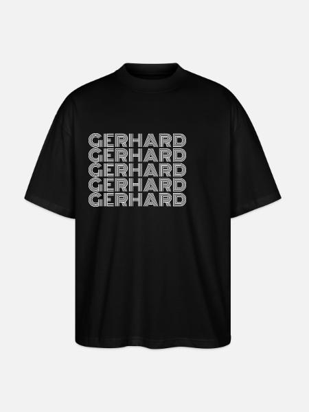 Gerhard - Stanley/Stella Oversized Unisex Organic T-shirt Blaster 2.0 - black