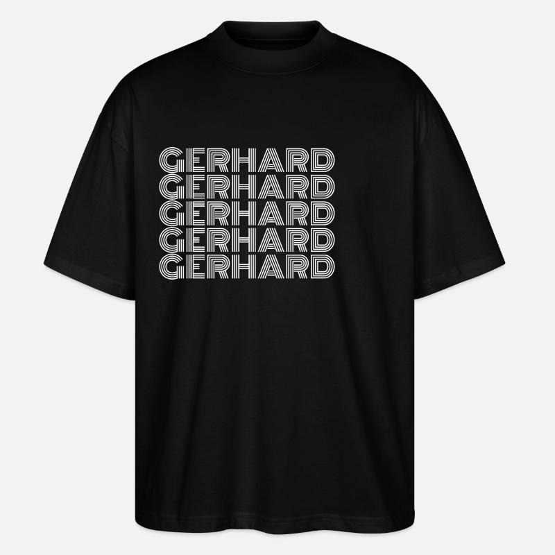 Gerhard - Stanley/Stella Oversized Unisex Organic T-shirt Blaster 2.0 - black