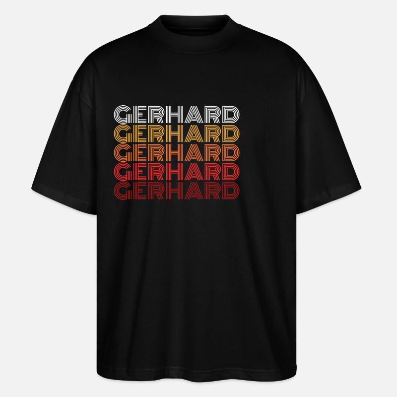 Gerhard - Stanley/Stella Oversized Unisex Bio T-Shirt Blaster 2.0 - Schwarz
