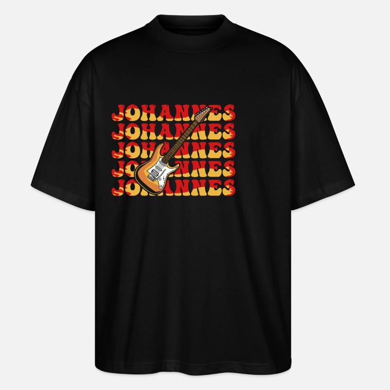 Johannes - Stanley/Stella Oversized Unisex Bio T-Shirt Blaster 2.0 - Schwarz