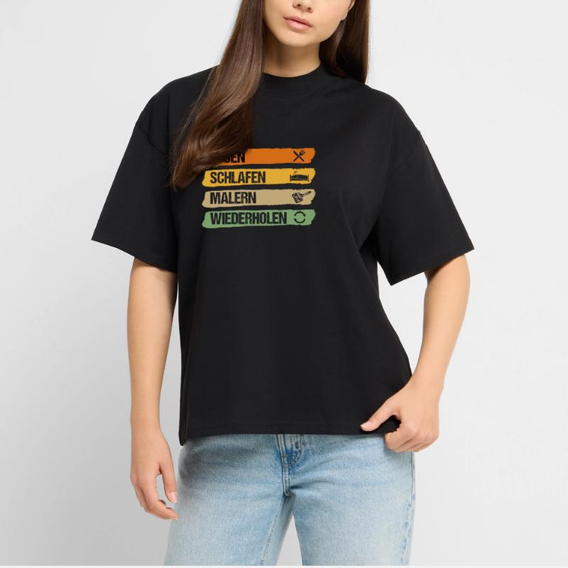 Master Painter Journeyman Painter Stanley/Stella Oversized Unisex Organic T-shirt Blaster 2.0