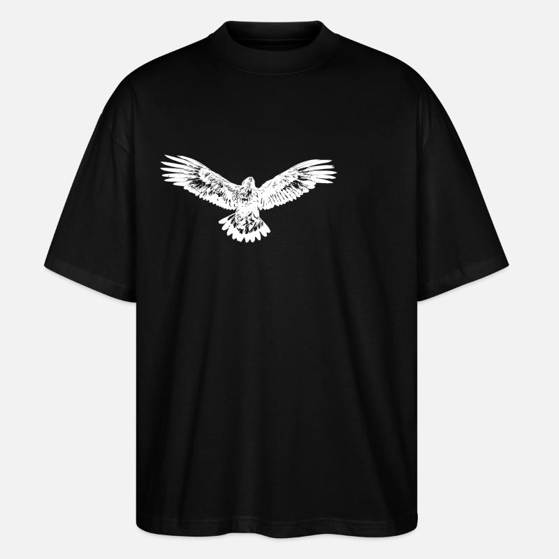 Adler - Stanley/Stella Oversized Unisex Bio T-Shirt Blaster 2.0 - Schwarz