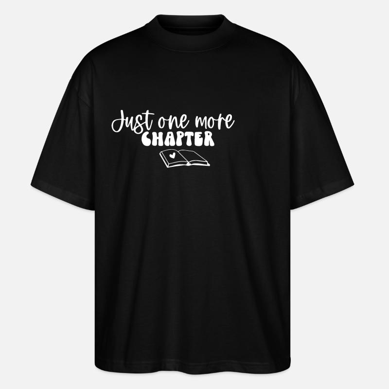 Nur noch ein Kapitel - Stanley/Stella Oversized Unisex Bio T-Shirt Blaster 2.0 - Schwarz