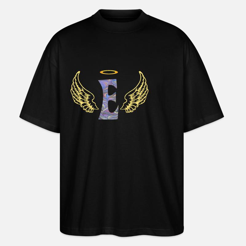 Ange E E 45 - T-shirt bio Blaster 2.0 coupe oversize Stanley/Stella Unisexe - noir
