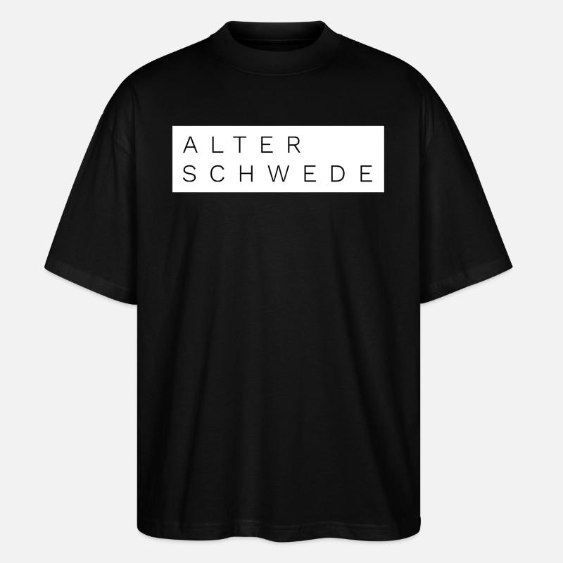 Alter Schwede Fun Design - Stanley/Stella Oversized Unisex Bio T-Shirt Blaster 2.0 - Schwarz