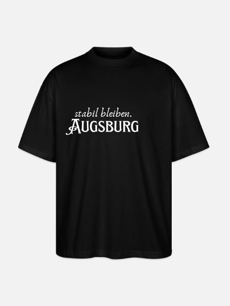Augsbourg reste stable - T-shirt bio Blaster 2.0 coupe oversize Stanley/Stella Unisexe - noir