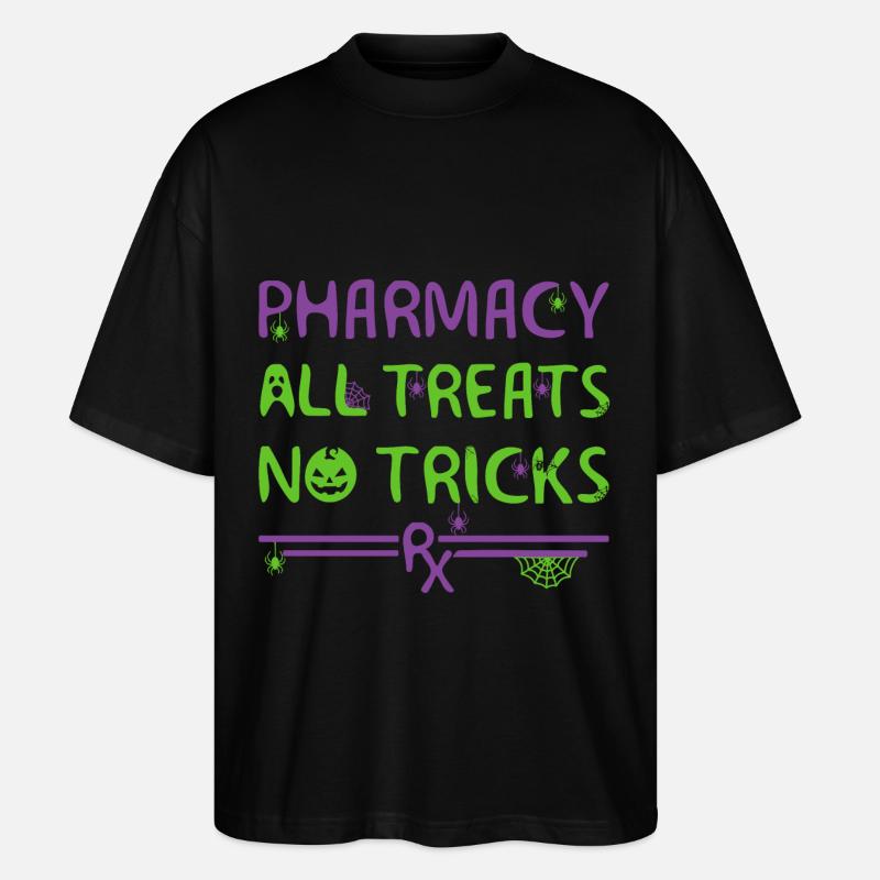 Pharmacie Halloween - T-shirt bio Blaster 2.0 coupe oversize Stanley/Stella Unisexe - noir