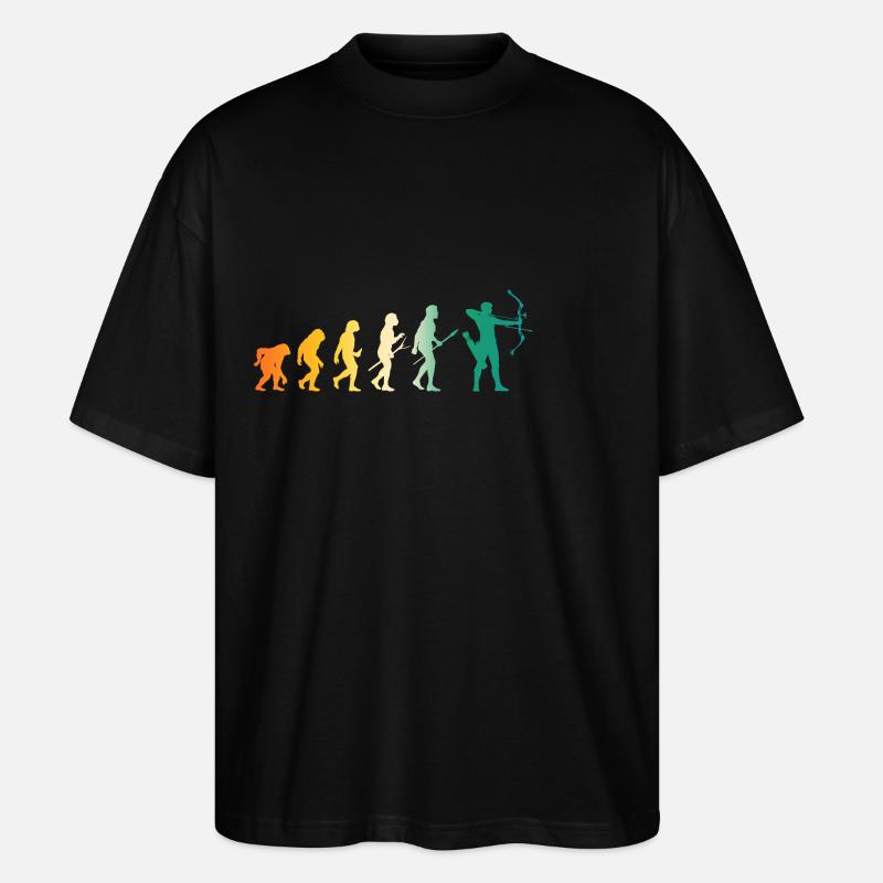 Archer Evolution Tir à l’arc - T-shirt bio Blaster 2.0 coupe oversize Stanley/Stella Unisexe - noir