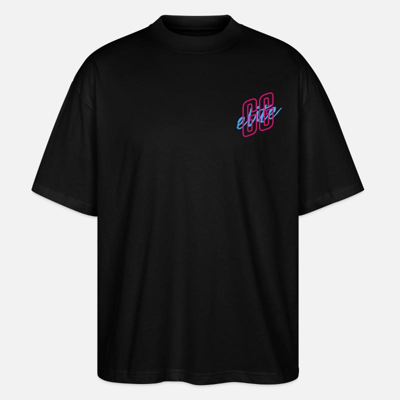 GGElite Scripted Vibe Logo - T-shirt bio Blaster 2.0 coupe oversize Stanley/Stella Unisexe - noir
