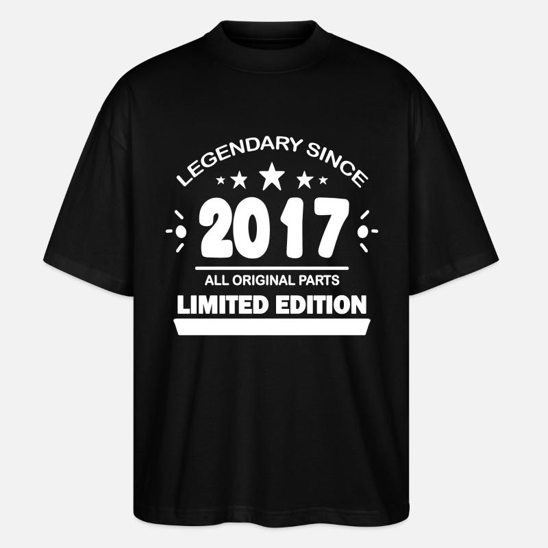 2017 - T-shirt bio Blaster 2.0 coupe oversize Stanley/Stella Unisexe - noir