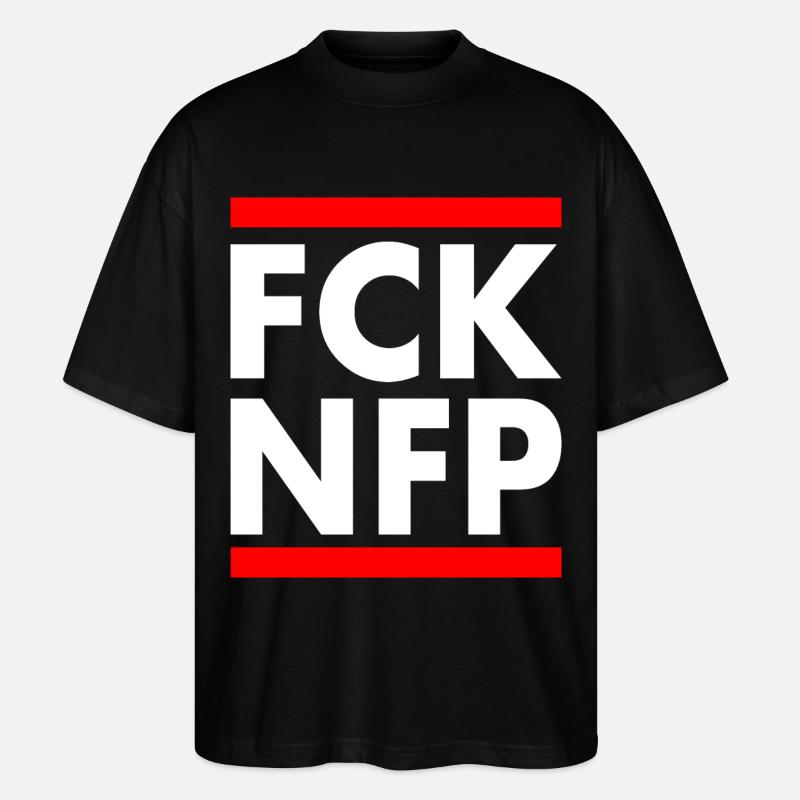 Fck nfp - T-shirt bio Blaster 2.0 coupe oversize Stanley/Stella Unisexe - noir