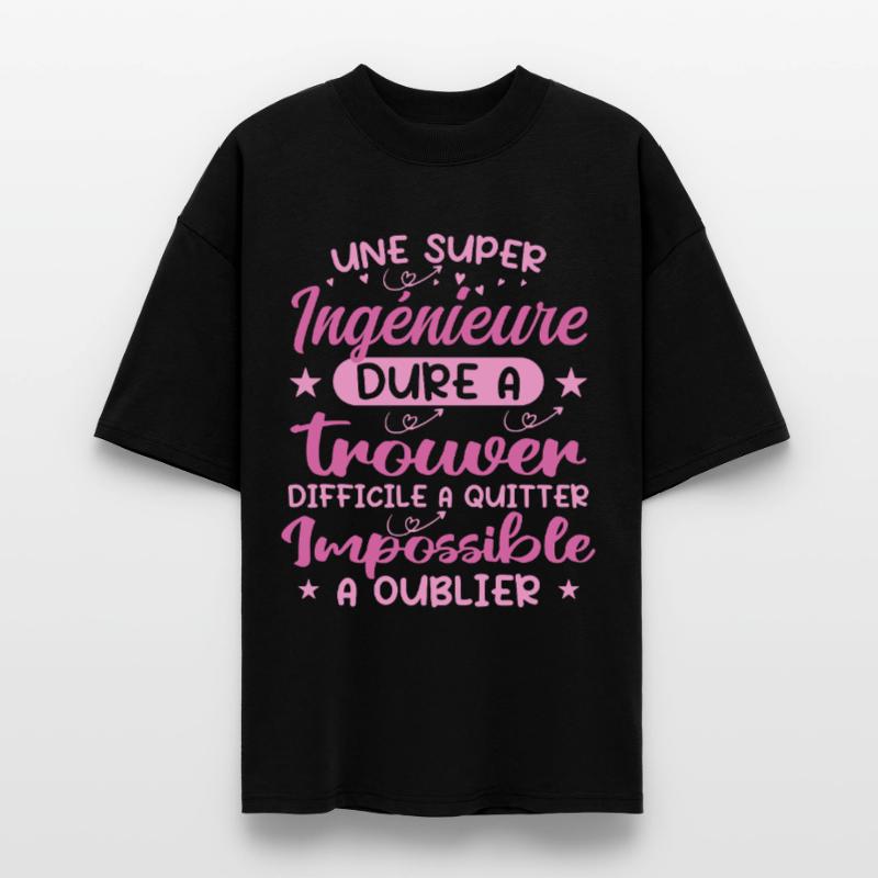 A Super Engineer - Engineer Gift Stanley/Stella Oversized Unisex Organic T-shirt Blaster 2.0