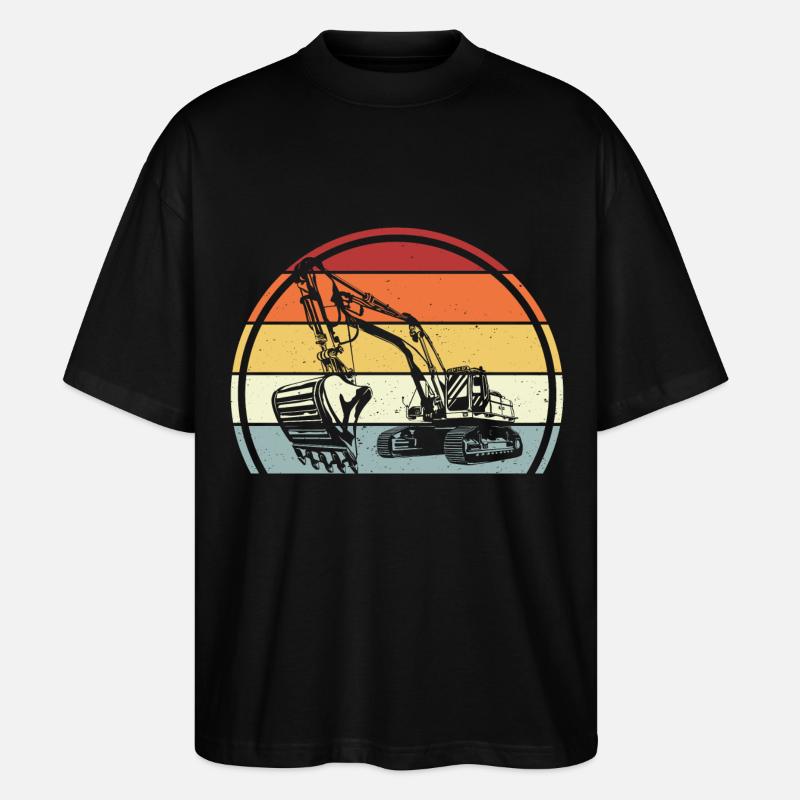 Bagger - Stanley/Stella Oversized Unisex Bio T-Shirt Blaster 2.0 - Schwarz