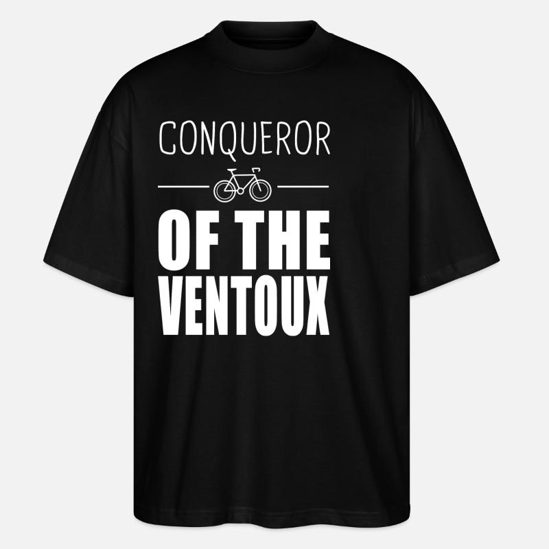Conquérant du Ventoux - T-shirt bio Blaster 2.0 coupe oversize Stanley/Stella Unisexe - noir
