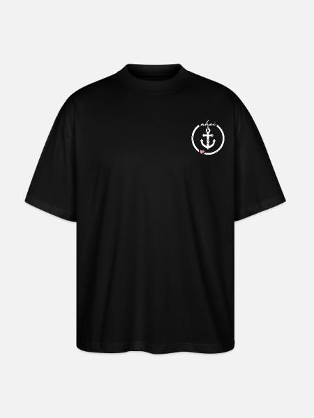 Ahoi - Stanley/Stella Oversized Unisex Bio T-Shirt Blaster 2.0 - Schwarz