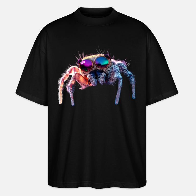 Araignée Tarentule Amour Arachnide Araignées - T-shirt bio Blaster 2.0 coupe oversize Stanley/Stella Unisexe - noir