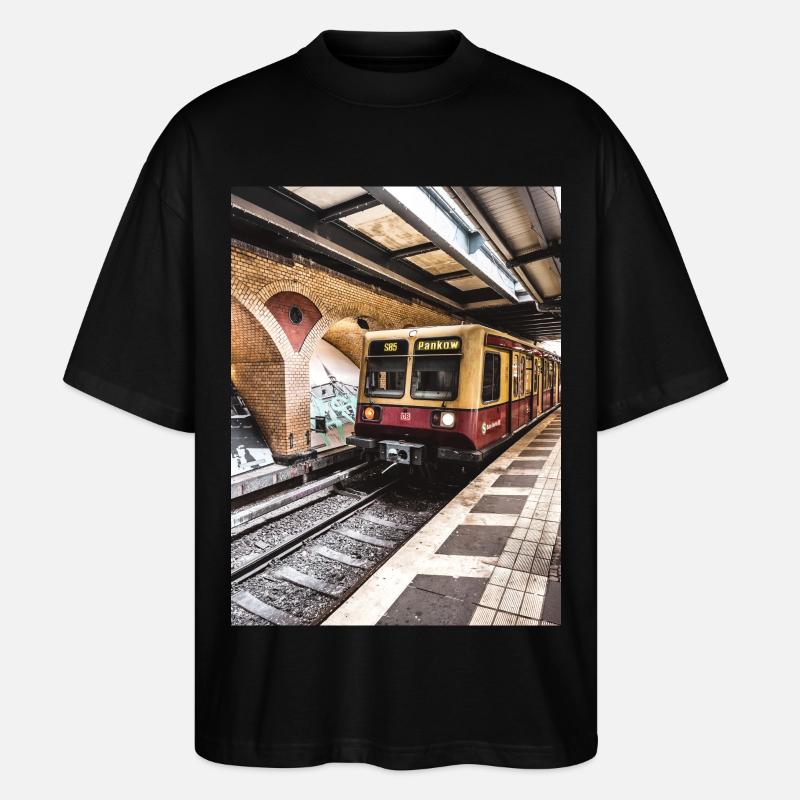 Pankow - Stanley/Stella Oversized Unisex Bio T-Shirt Blaster 2.0 - Schwarz