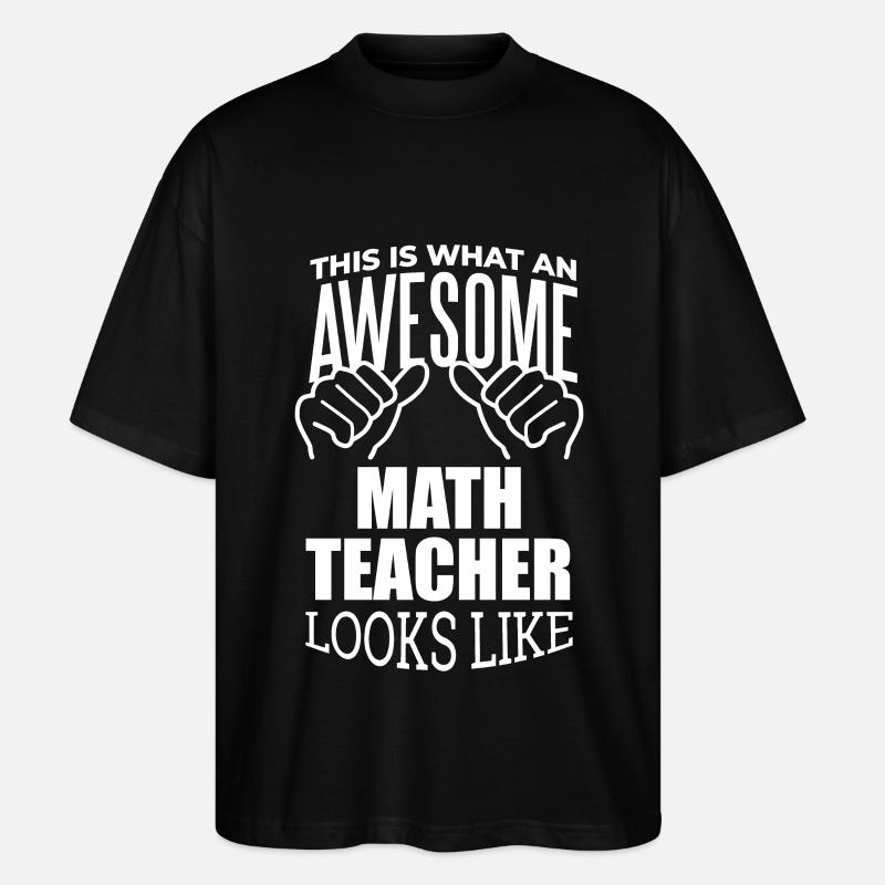 Math - Stanley/Stella Oversized Unisex Organic T-shirt Blaster 2.0 - black