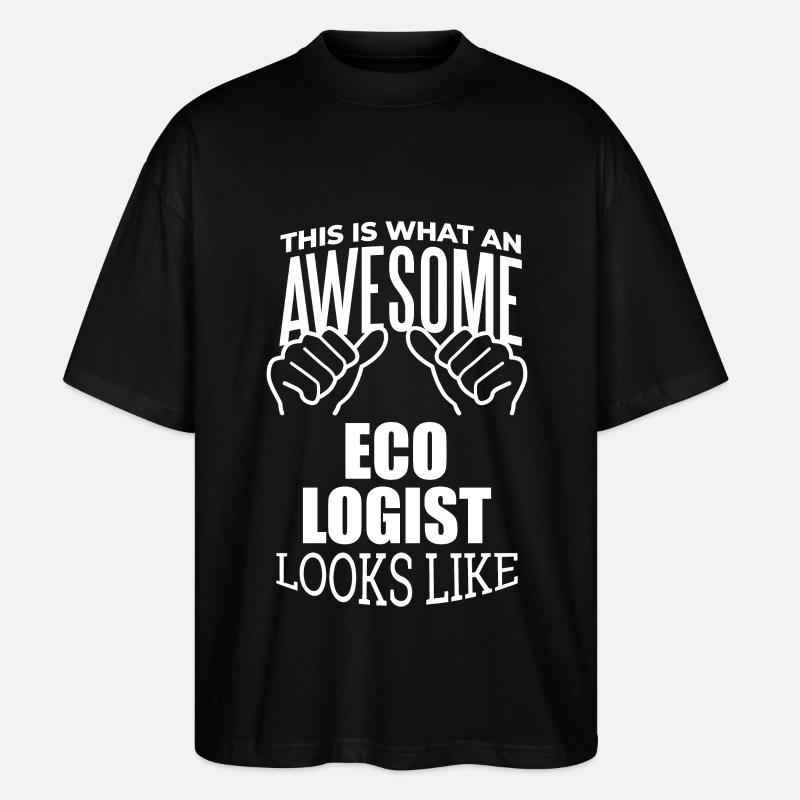 Ökologie - Stanley/Stella Oversized Unisex Bio T-Shirt Blaster 2.0 - Schwarz