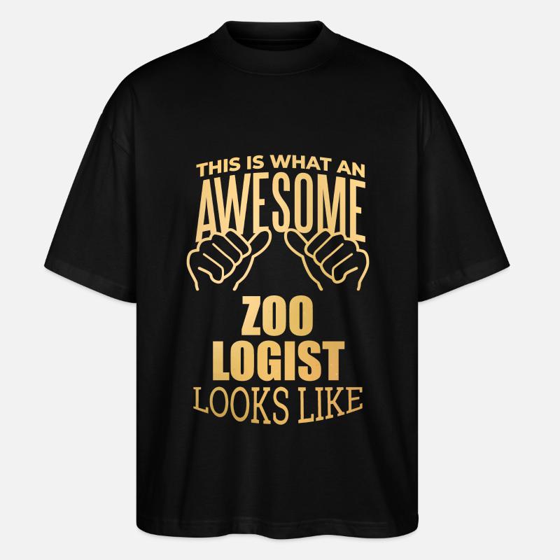 Zoologie - Stanley/Stella Oversized Unisex Bio T-Shirt Blaster 2.0 - Schwarz