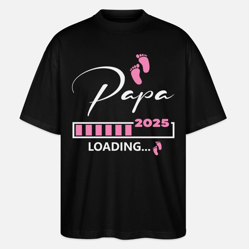 Papa 2025 loading - Stanley/Stella Oversized Unisex Organic T-shirt Blaster 2.0 - black