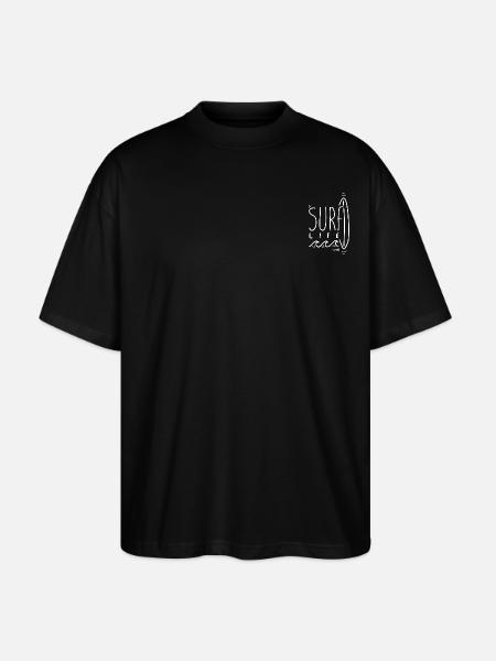 Surf Life (white) - Stanley/Stella Oversized Unisex Organic T-shirt Blaster 2.0 - black