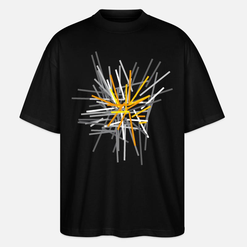 Abstract - Stanley/Stella Oversized Unisex Organic T-shirt Blaster 2.0 - black
