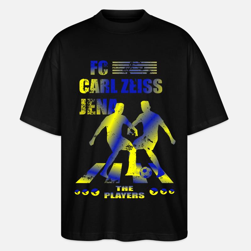 FC Carl Zeiss Jena - Stanley/Stella Oversized Unisex Bio T-Shirt Blaster 2.0 - Schwarz