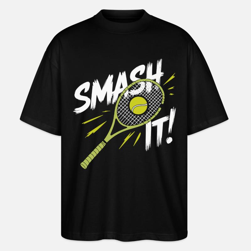 I can't I have padel - Stanley/Stella Oversized Unisex Organic T-shirt Blaster 2.0 - black