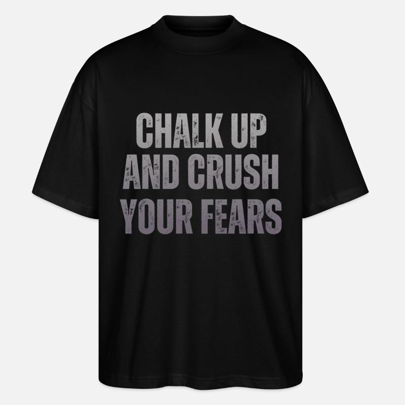 Bloc Chalk Up Boulderer - T-shirt bio Blaster 2.0 coupe oversize Stanley/Stella Unisexe - noir