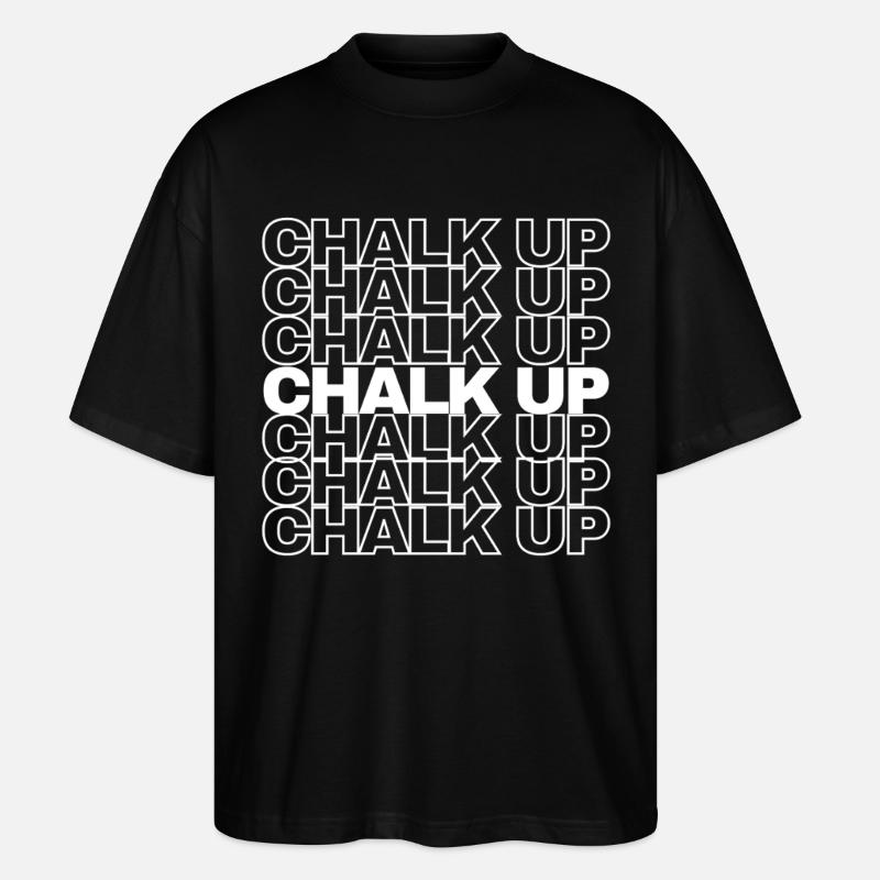 Boulderer Chalk Up Bloc - T-shirt bio Blaster 2.0 coupe oversize Stanley/Stella Unisexe - noir