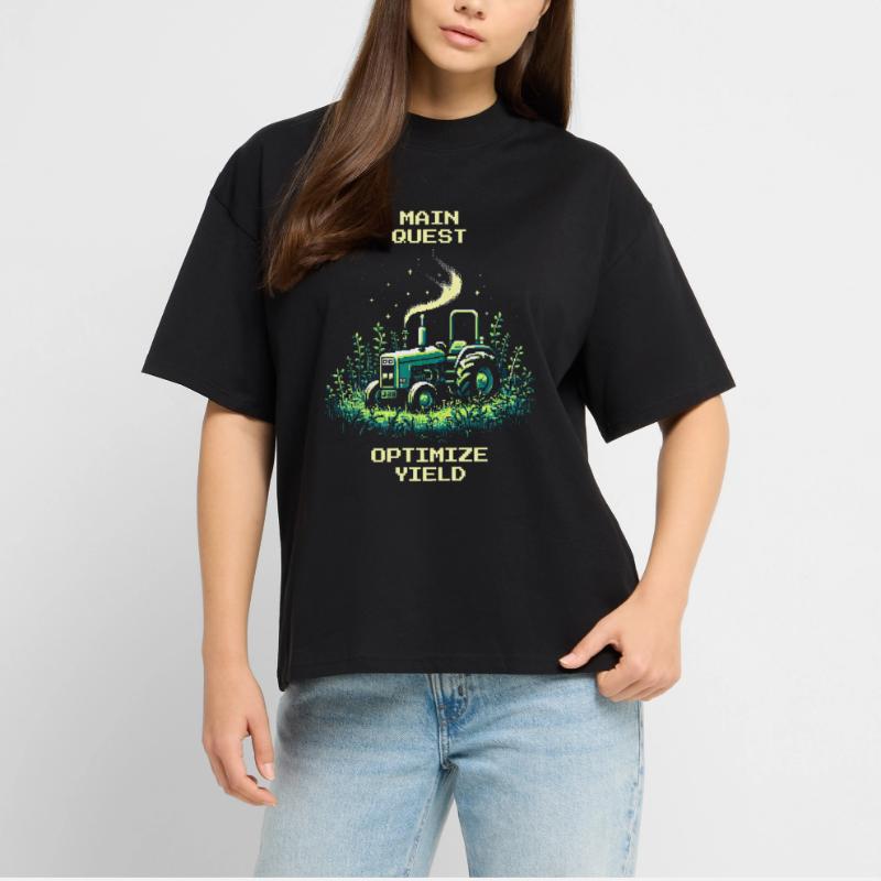 Yield Maximization | Precision Farming active Stanley/Stella Oversized Unisex Organic T-shirt Blaster 2.0
