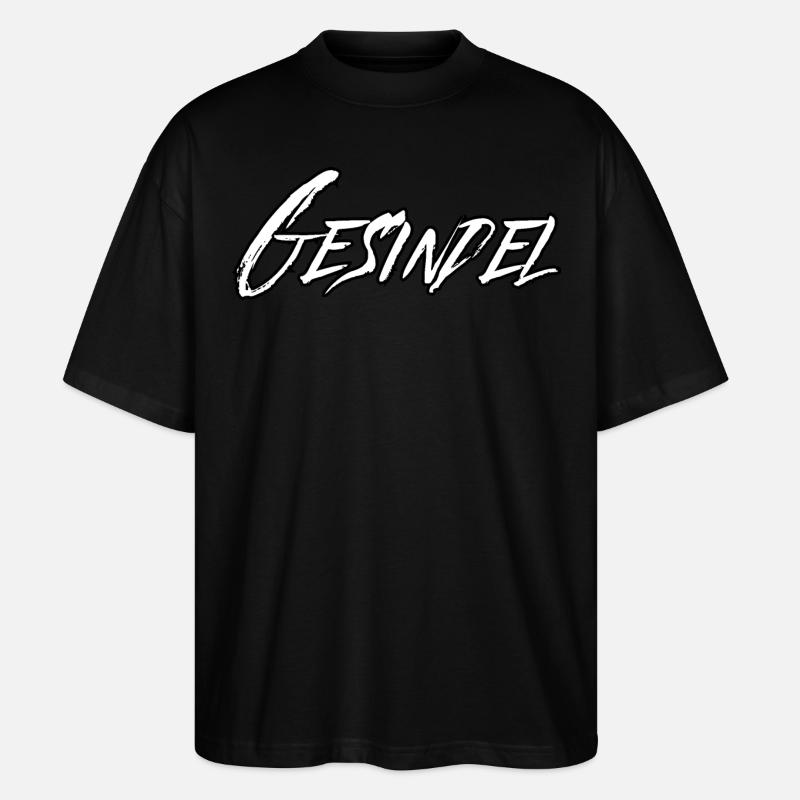 Racaille, véritable dégénérescence - T-shirt bio Blaster 2.0 coupe oversize Stanley/Stella Unisexe - noir