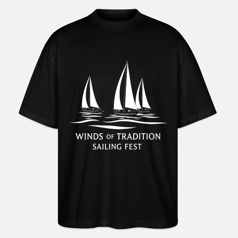 Segel Fest - Stanley/Stella Oversized Unisex Bio T-Shirt Blaster 2.0 - Schwarz