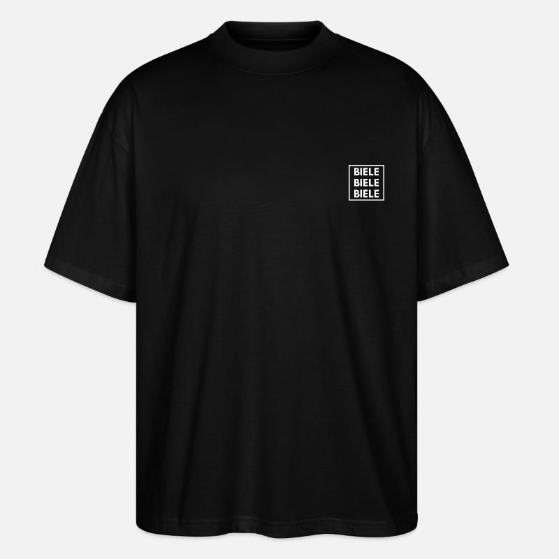 Biele Biele Biele - Stanley/Stella Oversized Unisex Bio T-Shirt Blaster 2.0 - Schwarz