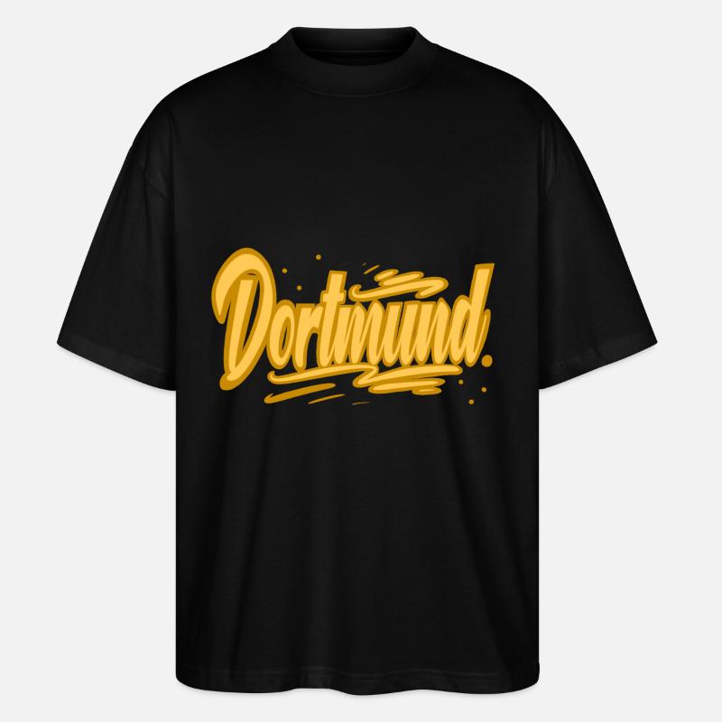 Dortmund - Stanley/Stella Oversized Unisex Bio T-Shirt Blaster 2.0 - Schwarz
