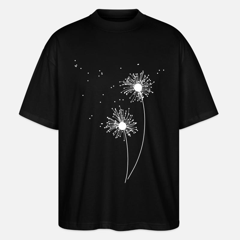 Pusteblume - T-shirt bio Blaster 2.0 coupe oversize Stanley/Stella Unisexe - noir