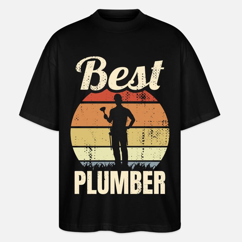 Meilleur plombier - T-shirt bio Blaster 2.0 coupe oversize Stanley/Stella Unisexe - noir